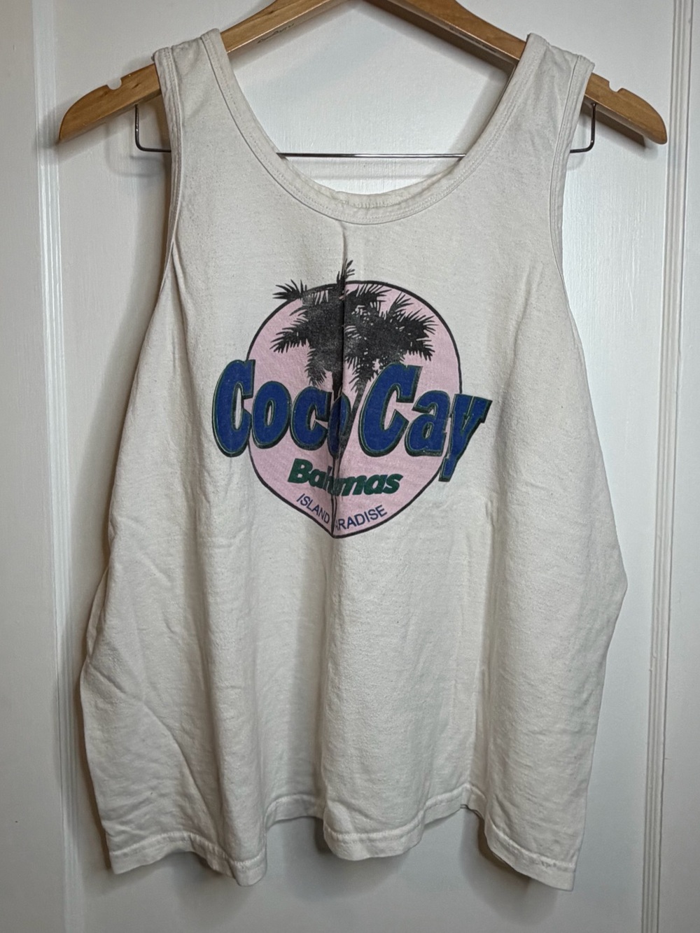 Vintage CocoCay Bahamas Graphic Tank Top XL